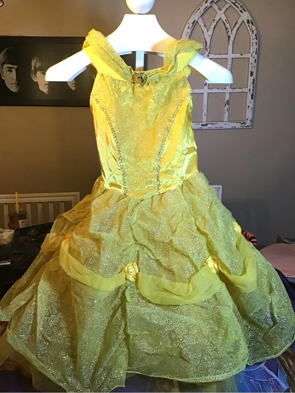 Walt disney world resort beauty and the beast Belle girl dress size medium 7/8